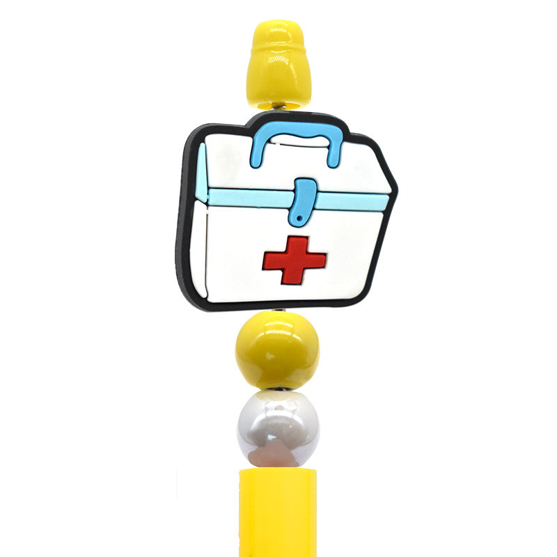 Wholesale  Random 100pcs/pack  Medical Series Ballpoint Pen Beads